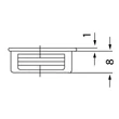 Conector mobilier PVC