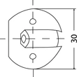 Conector mobilier PVC