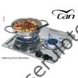 Aragaz 2 focare inox CAN PC1323