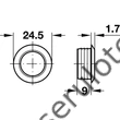 Buton închizător ușă PushLock