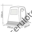 Cort din spate pentru VW T5/T6