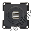 Priza USB dublu 2.5A/ 5V anthrazit