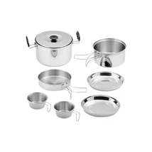 set vase inox 9 piese