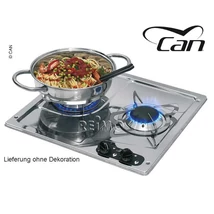 Aragaz 2 focare inox CAN PC1323