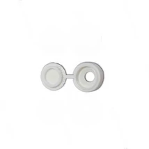 Ornament cap surub alb Ø 16.8