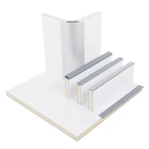 Placă de mobilier lucioasă - laminat HPL - alb