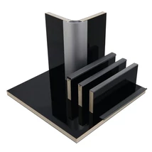 Placă de mobilier neagră lucioasă - laminat HPL