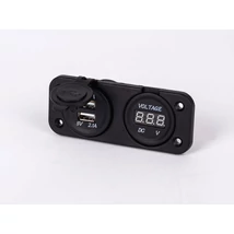 Voltmetru cu 2x conexiune USB