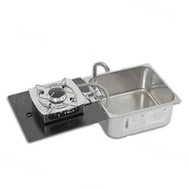 Plită de gătit Hoodiny cu chiuvetă dreptunghiulară