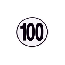 Sticker 100 km/h