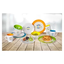 Set vesela melaminata  Happy Camper colorat 16 buc.