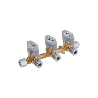 Bloc valve-robinete