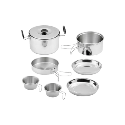 set vase inox 9 piese