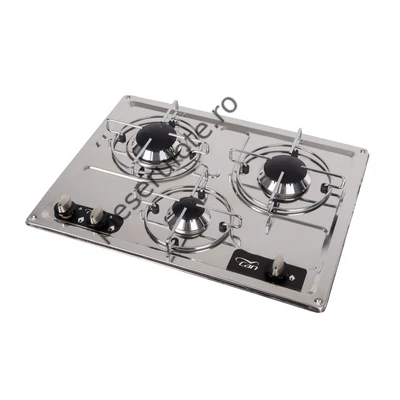 Aragaz 3 focare inox CAN PC1323