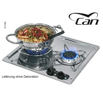 Aragaz 2 focare inox CAN PC1323