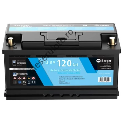 Baterie LiFePo4 120 Ah cu Bluetooth
