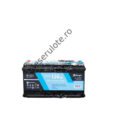 Baterie LiFePo4 120 Ah cu Bluetooth
