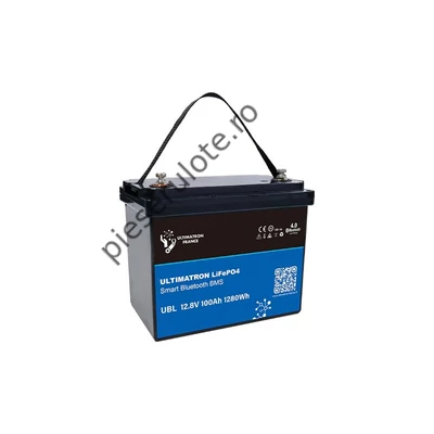 Baterie LiFePO4  Ultimatron 12.8V 100Ah PRO 1280Wh Smart BMS cu Bluetooth