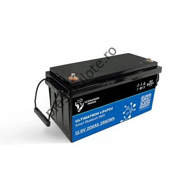Baterie LiFePO4  Ultimatron 12.8V 200Ah PRO 2560Wh Smart BMS cu Bluetooth