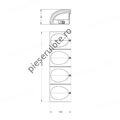 Modul lampa mers inapoi