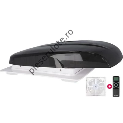 Trapa Berger Plus cu ventilator fumuriu