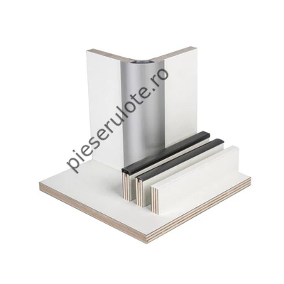 Placă de mobilier laminată HPL „Alb cald mat”