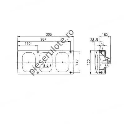 Lampa stop L562