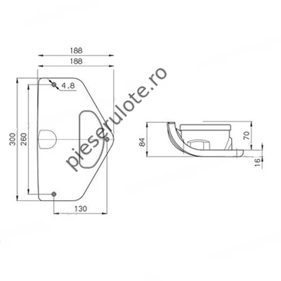 Lampa stop L2000