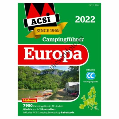 Ghid camping ACSI Europa 2022+card