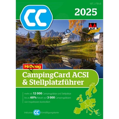Catalog camping ACSI Europa +Card 2025 DE