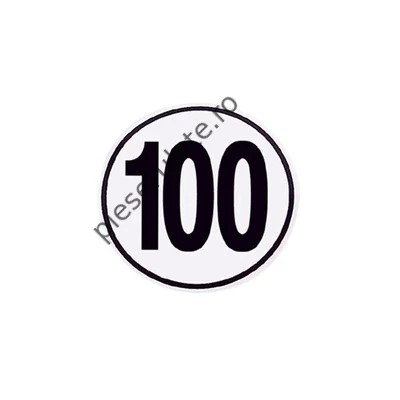 Sticker 100 km/h