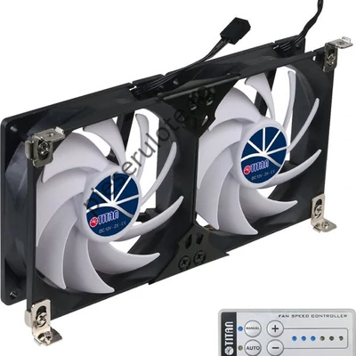 Ventilator frigider dublu Titan 92 mm