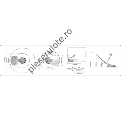 Carbest Multi-Sat X85 Twin + Skew - sistem satelit 85 cm