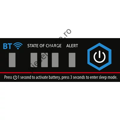 Baterie Carbest LiFePO4 cu  Bluetooth 100 Ah